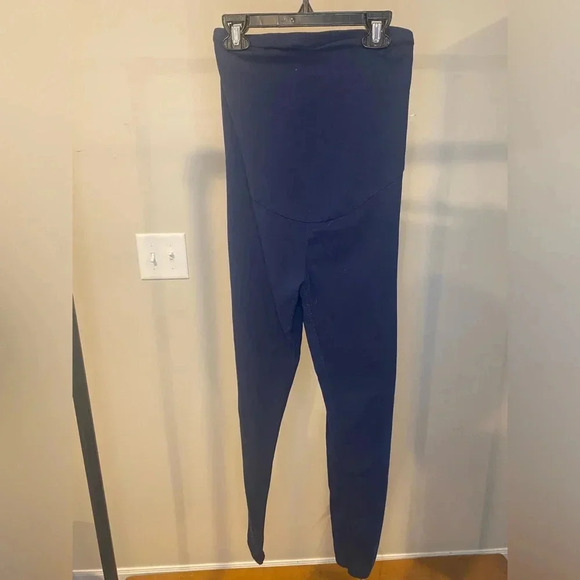 aglow Pants - A glow Women Blue Casual Pants Size Small Maternity. Stretchy. Skinny legged.